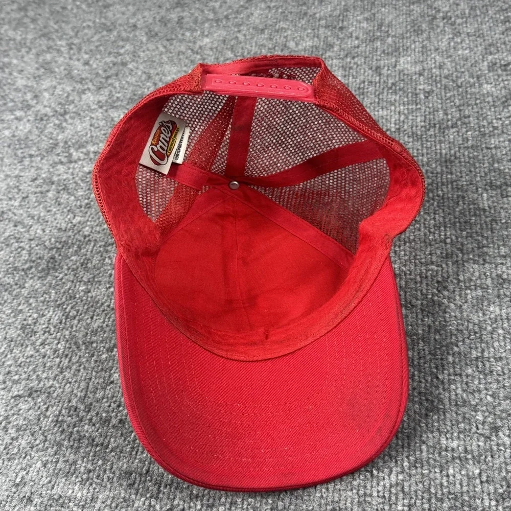 Raising Canes Hat Cap Snap Back Employee Crew Uniform Chicken Fingers One Love